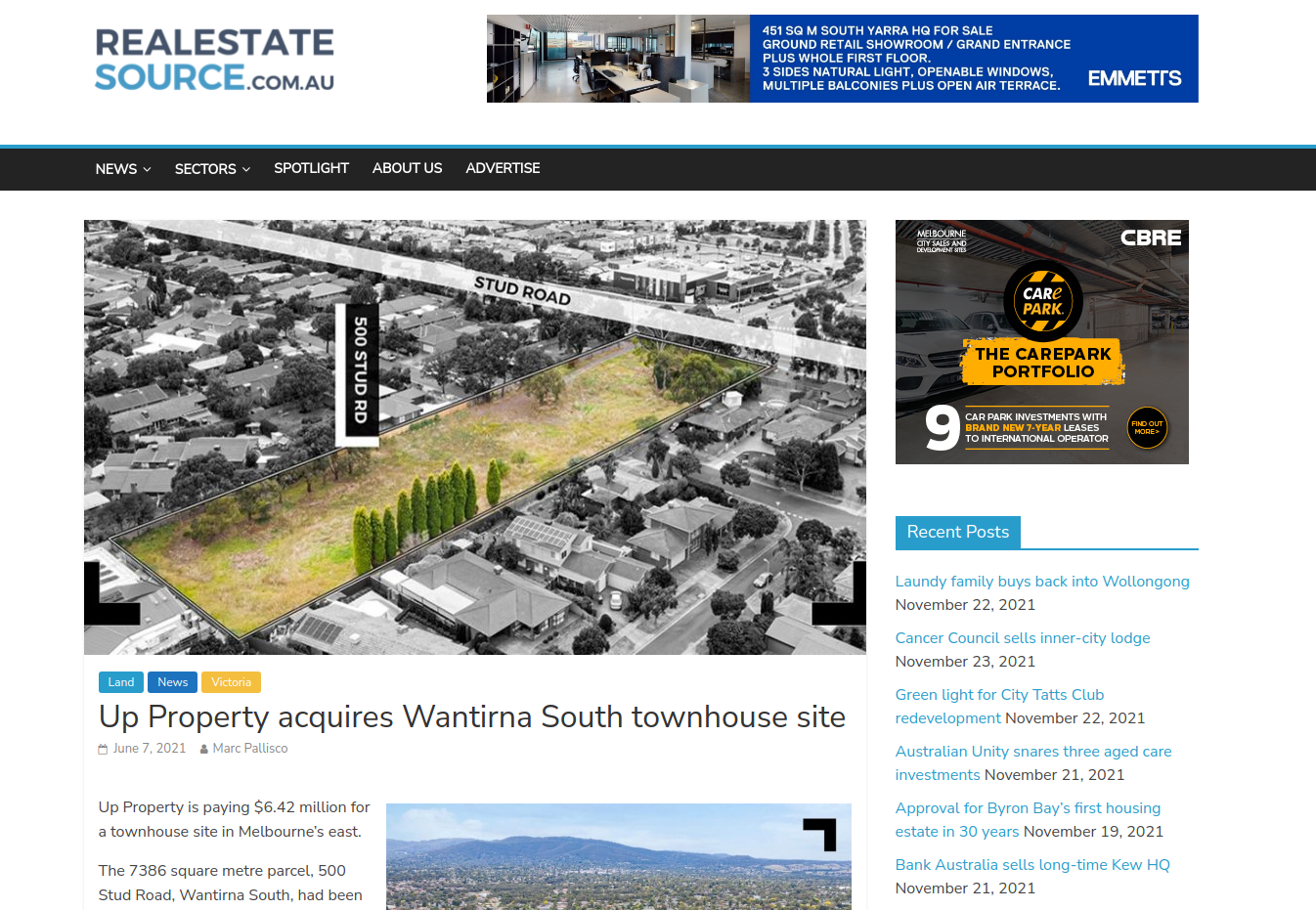 Up Property acquires Wantirna South Townhouse site